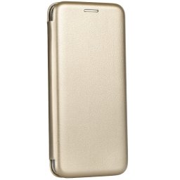 Apple iPhone 17 Pro Max, Oldalra nyíló tok, stand, Forcell Elegance, arany