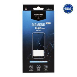 MYSCREEN DIAMOND GLASS LITE EDGE képernyővédő üveg (2.5D, full glue, 0.33mm, 9H) FEKETE Apple iPhone 17