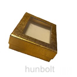 Ablakos doboz 65x80x25 mm- arany