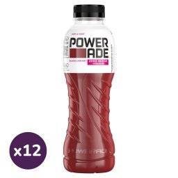 Powerade Body&Mind fekete ribizli ízű szénsavmentes energiamentes üdítőital édesítőszerrel (12x500 ml)