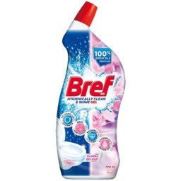 BREF WC-tisztítógél, 700 ml, BREF, virág