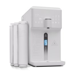 Klarstein AquaFina 6L, víztisztító, 5 fokozatú szűrés, 6 l térfogat, HD érintős kijlező, 6 vízhőmérséklet, fehér (WFT2-AquaFina6LWhite)