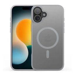 DUX DUCIS YIND szilikon telefonvédő (ütésállóság, kameravédő, matt, MagSafe) VILÁGOSSZÜRKE Apple iPhone 17