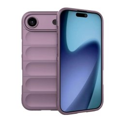 Szilikon telefonvédő (ütésállóság, kameravédő, 3D) LILA Apple iPhone 17 Air