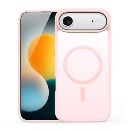 DUX DUCIS YIND szilikon telefonvédő (ütésállóság, kameravédő, matt, MagSafe) RÓZSASZÍN Apple iPhone Air