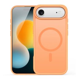 DUX DUCIS YIND szilikon telefonvédő (ütésállóság, kameravédő, matt, MagSafe) NARANCSSÁRGA Apple iPhone Air