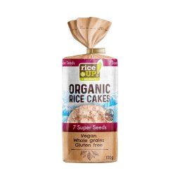 Rice Up barna Bio rizs szelet szupermagvakkal 120g