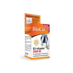 BioCo D3-vitamin tabletta 2000 NE 100 db