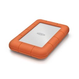 LACIE RUGGED 2TB USB-C USB3.0 Csepp- és esőálló, minden terepen használható narancssárga színű