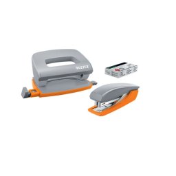 LEITZ UrbanChic mini tűzőgép és lyukasztó készlet, sötétszürke