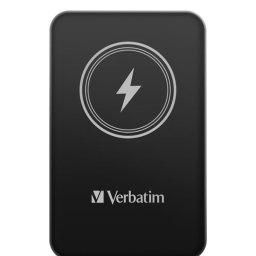 VERBATIM Powerbank Charge 'n' Go, mágneses, 5000 mAh, USB-C, Fekete
