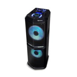 Auna Clubmaster 8000, party audio rendszer, 8000 W-ig P.M.P.O, 2 x 10"-es woofer (AV2-Clubmaster 8000)