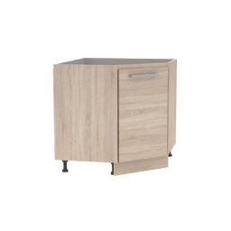 Alsó sarokszekrény, tölgy sonoma, univerzális, NOVA PLUS NOPL-065-RS