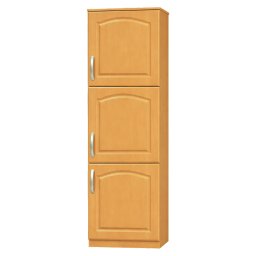 Magas konyhaszekrény, jobb, égerfa, LORA MDF NEW KLASIK S40/210/57