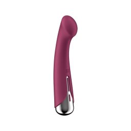 Satisfyer Spinning G-Spot 1 - forgó fejes G-pont vibrátor (piros)