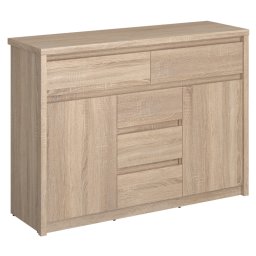 Komód, DTD laminált, tölgy sonoma, NORTY TYP 10