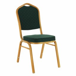 Rákásolható szék, zöld/arany festés, ZINA 3 NEW
