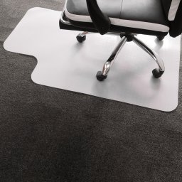 Védőalátét a szék alá, tejes, 90x120 cm, 1,8 mm, ELLIE NEW TYP 9