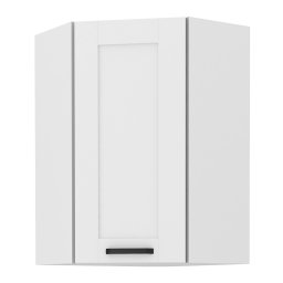 Felső szekrény sarokba, fehér, LULA 58x58 GN-90 1F
