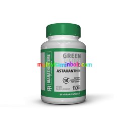 Astaxanthin 30 db vegán kapszula, 10 mg, Haematococcus pluvialis mikroalga kivonatból - Marathontime