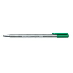 STAEDTLER Tűfilc, 0,3 mm, STAEDTLER "Triplus 334", zöld