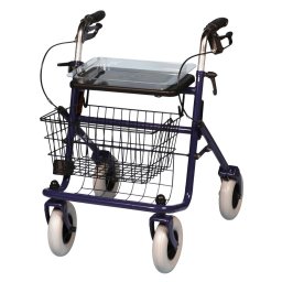 Járókeret, 4 kerékkel, fékezhető (rollátor) OD4258