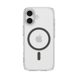 SPIGEN ULTRA HYBRID MAG műanyag telefonvédő (ütésállóság, légpárnás keret, MagSafe) SÖTÉTSZÜRKE Apple iPhone 17