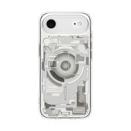 SPIGEN ULTRA HYBRID ZERO ONE műanyag telefonvédő (ütésállóság, légpárnás keret, MagSafe) TITÁNSZÜRKE Apple iPhone Air