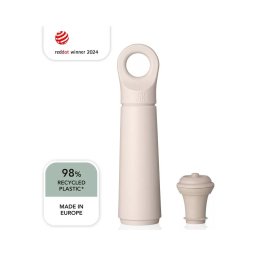 Vacu Vin Loop Vákuumpumpa borzár Design (1 db dugóval) Sand