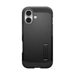 SPIGEN TOUGH ARMOR MAG T műanyag telefonvédő (ütésállóság, kitámasztó, MagSafe) FEKETE Apple iPhone 17