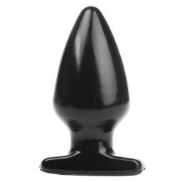 Plug Fat M – prémium anális játékszer, 14 x 7.5 cm, fekete