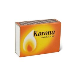 KORONA Gyufa, hosszú, kb. 100 szál, KORONA