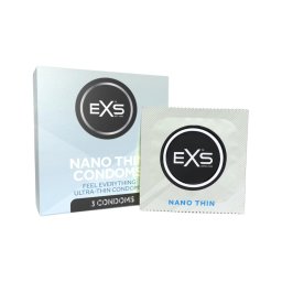 EXS Nano Thin - ultra vékony óvszer (3 db)