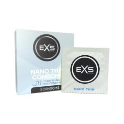 EXS Nano Thin - ultra vékony óvszer (3db)