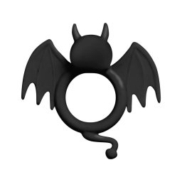 S-Line - denevéres péniszgyűrű (fekete)