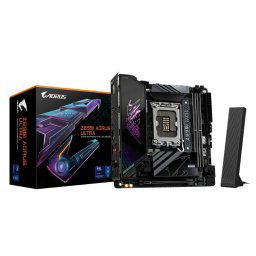 GIGABYTE MB Sc LGA1851 Z890I AORUS ULTRA, Intel Z890, 4xDDR5, 1xDP, 1xHDMI, 1xThunderbolt, WiFi, mITX - Felbontott