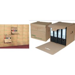 Gyűjtődoboz 325x295x325mm EMBA TYPE I / 4 H / H 4 irattartóhoz zöld nyomtatás
