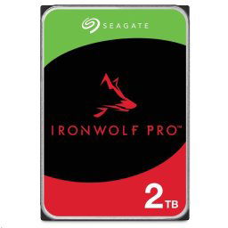 SEAGATE HDD 2TB IRONWOLF PRO (NAS), 3,5", SATAIII, 7200 RPM, 256MB gyorsítótárral