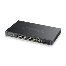 ZYXEL GS2220-28,HP24port Gb L2 switch,1 GbE Uplink, PoE