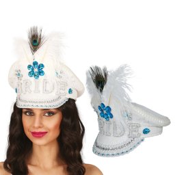 Bride kapitány sapka, ékkövekkel díszítve