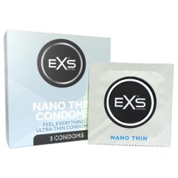 EXS Nano Thin - ultra vékony óvszer (3 db)