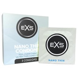 EXS Nano Thin - ultra vékony óvszer (3 db)