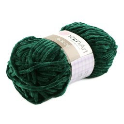 YarnArt Dolce zsenília kötő- és horgoló fonal, 100g, 774, sötétzöld