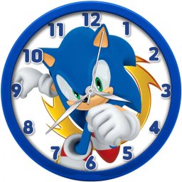 Sonic a sündisznó falióra 25 cm Nr1