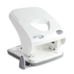 RAPESCO Lyukasztó, kétlyukú, 40 lap, könnyített lyukasztás, antibakteriális, RAPESCO "ECO X5", fehér