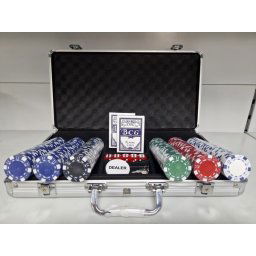 Dice 300 póker szett alukofferben 300db 11,5g póker zsetonnal