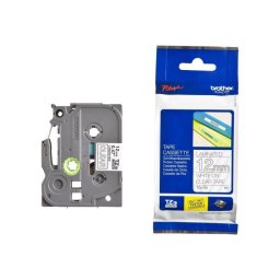 TZE-135 laminált P-touch szalag (12mm) White on Clear - 8m (TZE135)