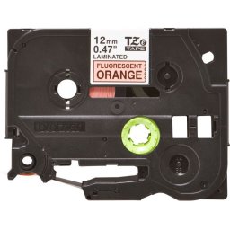TZE-B31 laminált P-touch szalag (12mm) Black on Flu Orange - 5m (TZEB31)