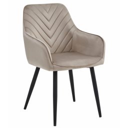 NANA VELVET bézs étkezőszék