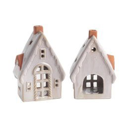 Mécsestartó porcelán házikó 14 cm